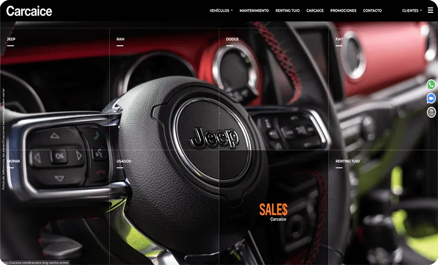 Homepage - Desktop
