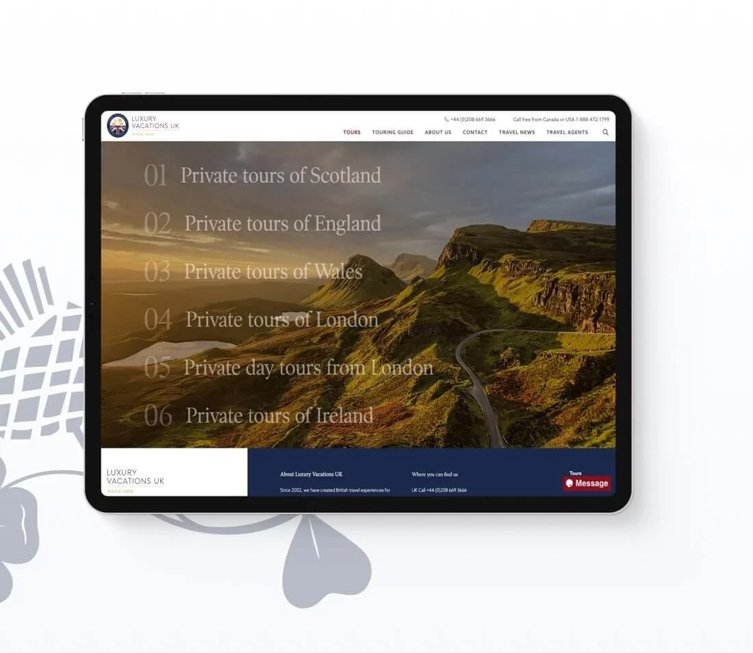 Lead generation with all inclusive private tours