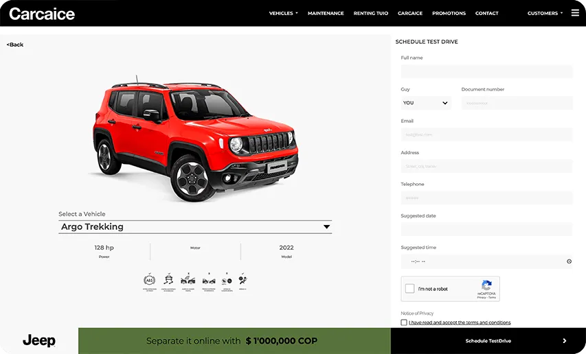Test Drive Program - Desktop