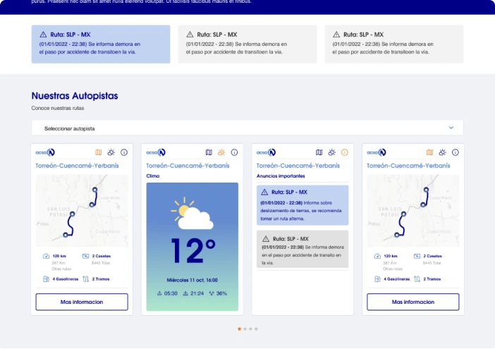 Autopistas - Desktop