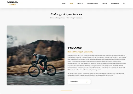 Experiences - Desktop