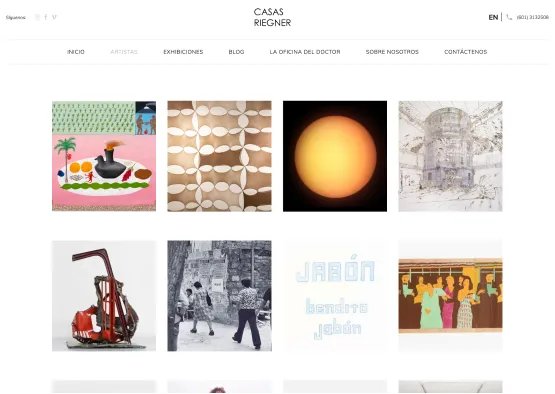 Artistas - Desktop