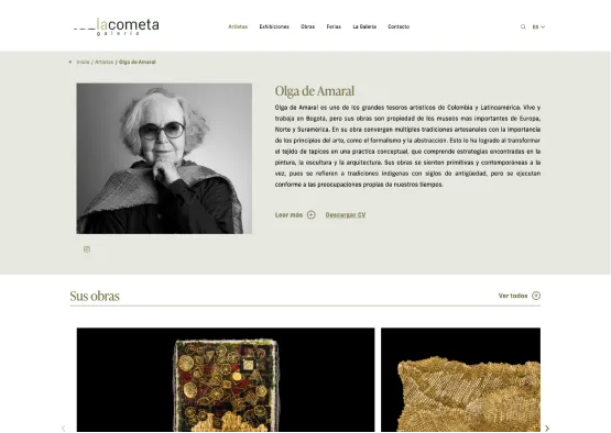Artistas - Desktop