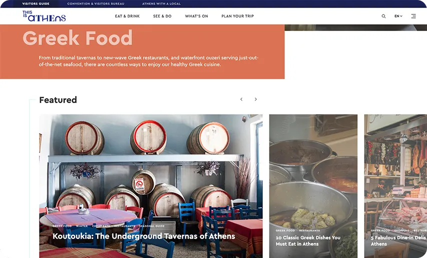 Eat & Drink - Desktop